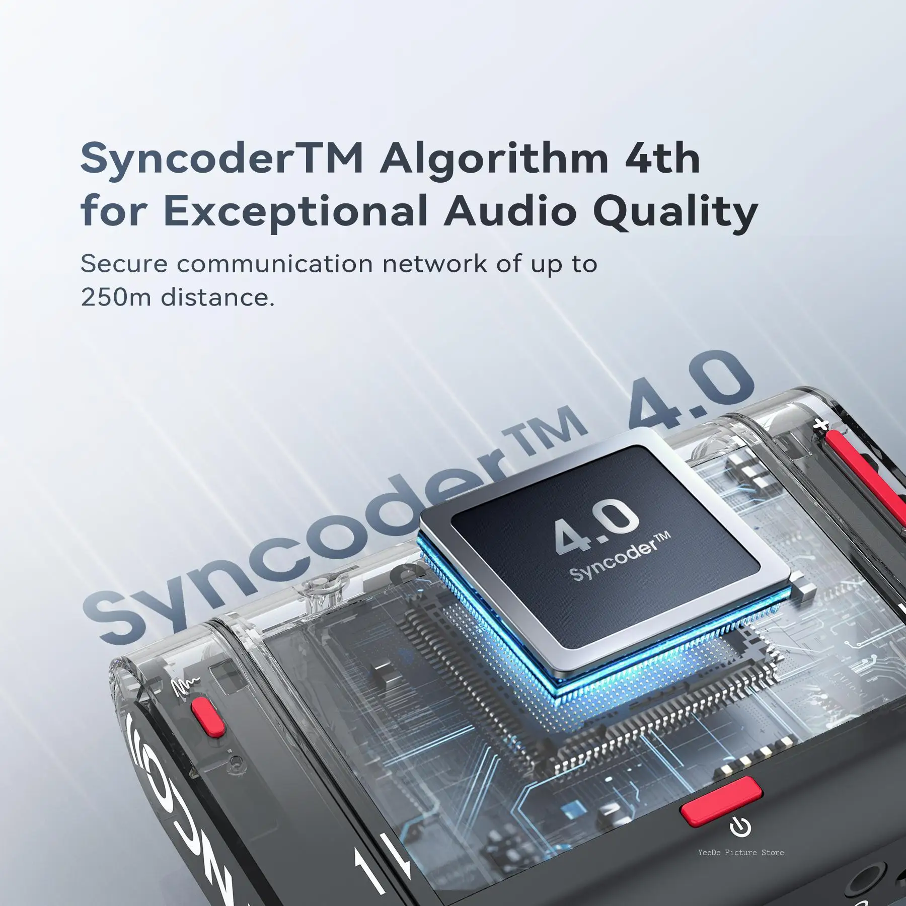Беспроводной петличный микрофон SYNCO G3 Pro, 2,4 ГГц, 200 м, трехканальный, с сенсорным экраном