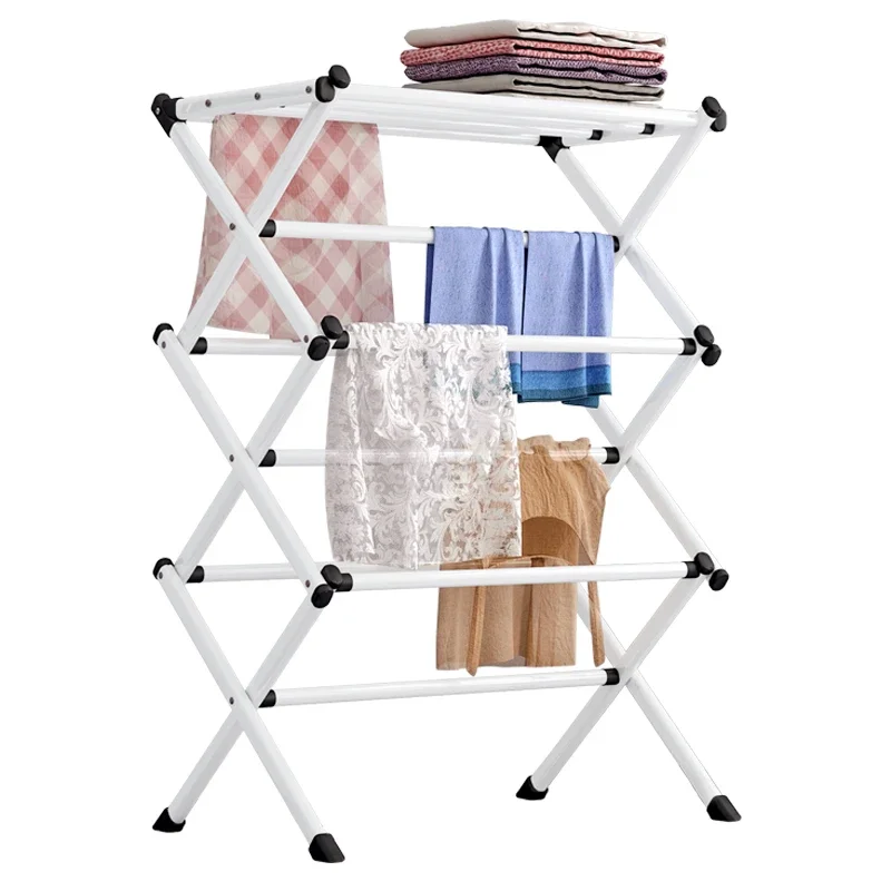 Coat rack floor hanging hanger in bedroom simple clothes rack home drying hanger hanger towel