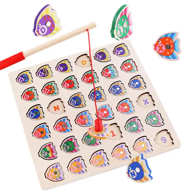 

Alphabet Fishing Game Alphabet Fish Catching Counting Games Puzzle With Numbers And Letters Preschool Learning Math Toys