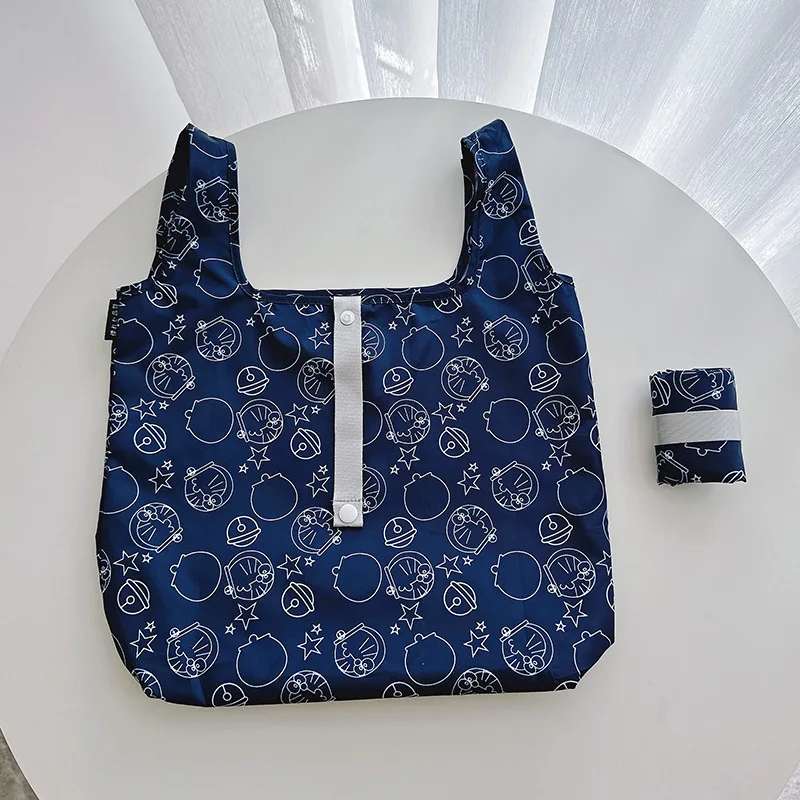

messenger Shoulder Bag Folding Environmental Shopping Bag Doraemon Storage Travel Handbag