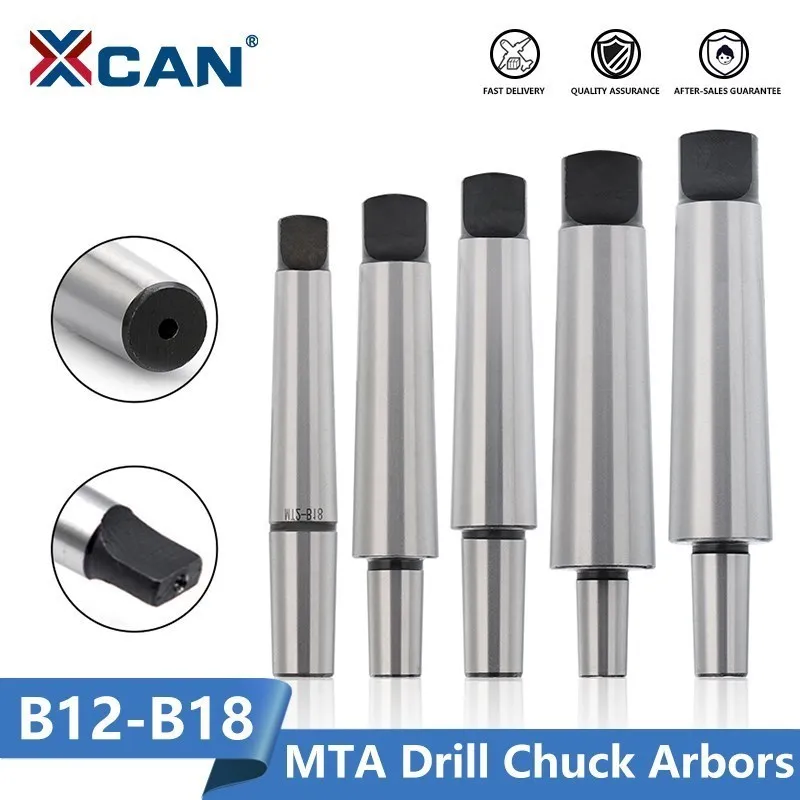 XCAN Tool Holder MTA1-4 MTB2 Morse Taper Shank Drill Chuck Arbor for CNC Lathe Drilling Machine Lathe Tool
