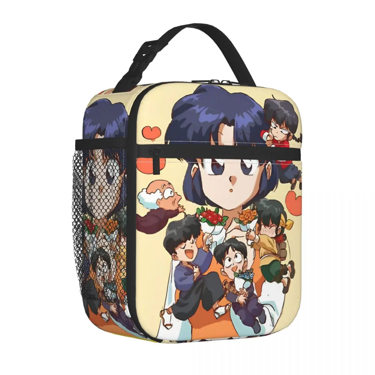 Akane Tendo Insulated Lunch Bags Cooler Bag Reusable Lunch Container Ranma 1/2 Portable Tote Lunch Box Food Bag Office Picnic