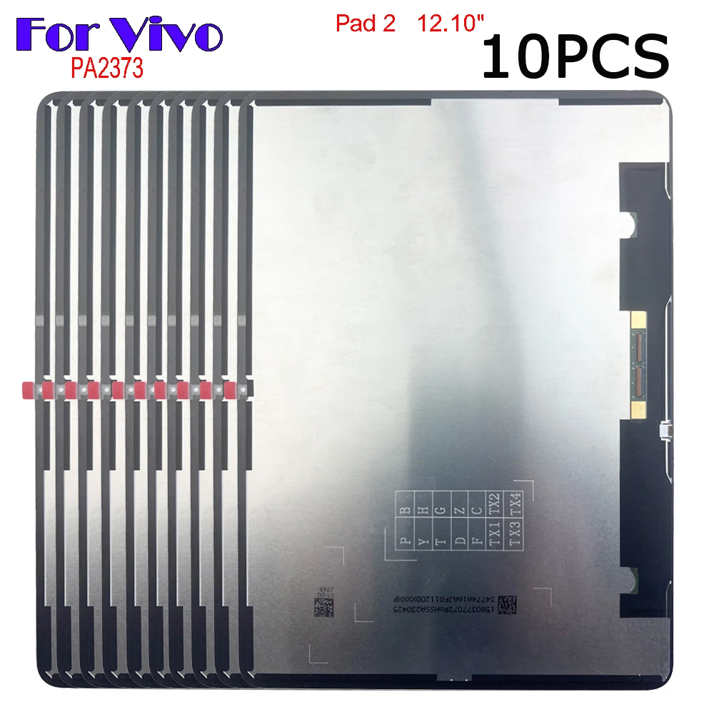 

10PCS 12.10" AAA+ For Vivo Pad2 Pad 2 12.1" PA2373 LCD Display Touch Screen Digitizer Glass Assembly Repair Parts