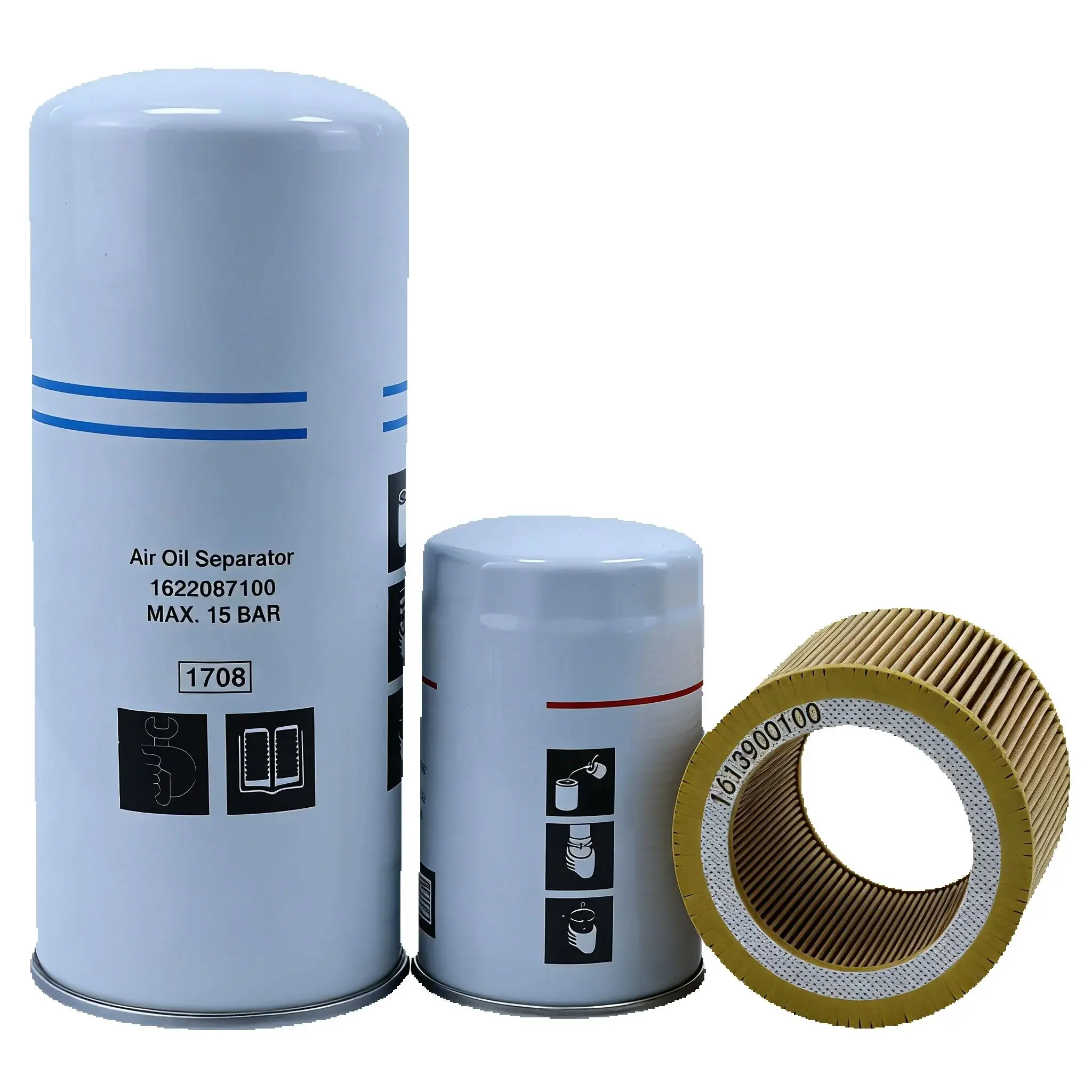 

Filter Kit 2901091900 Filter Cartridge 1613900100 Oil separator 1622087100 1513033701 Compatible With Compressor GX 7-11GA 5-11C
