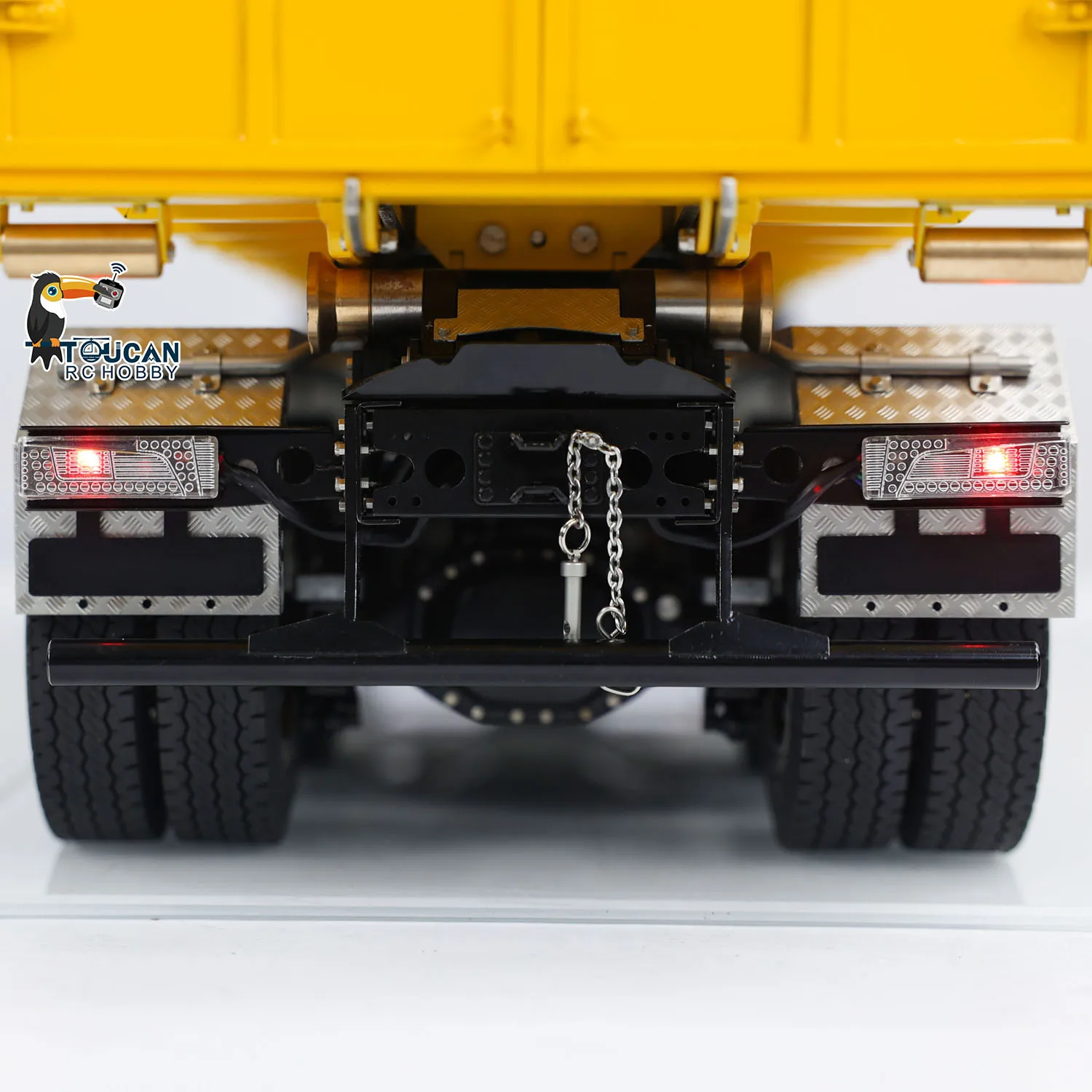 Metall 1:14 RC Hydraulischer Roll-on Muldenkipper 8x8 Volldumper Automodell Sound Licht Kipper Fahrzeug Spielzeug für Jungen TH23916