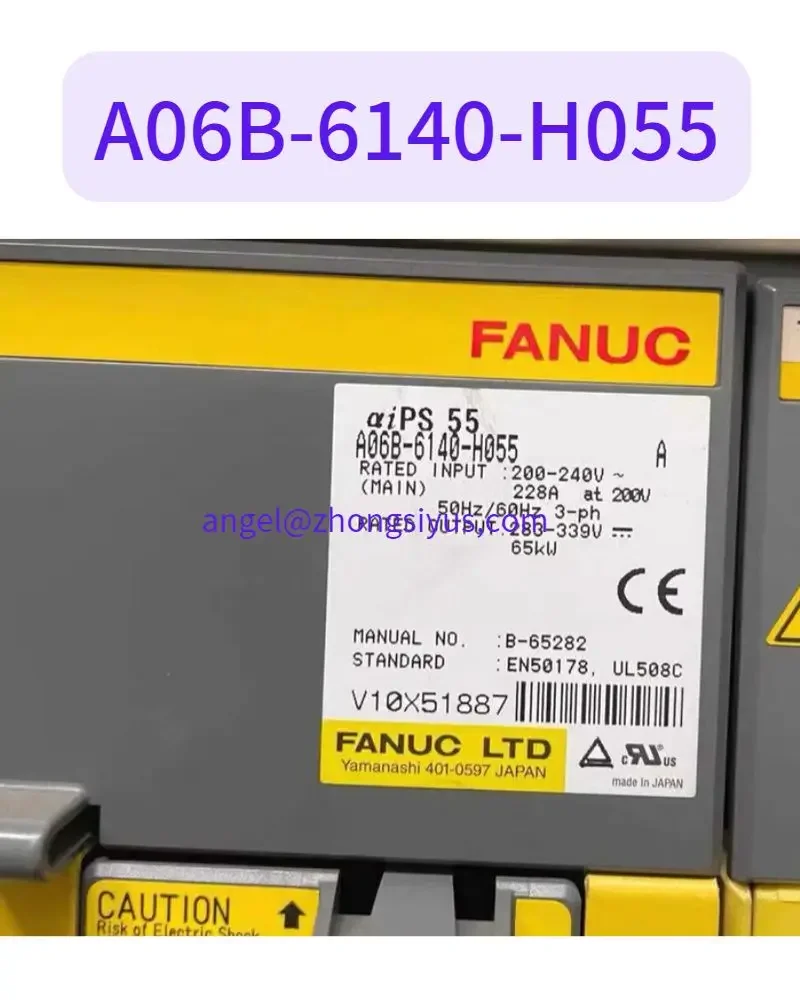 A06B-6140-H055 Used tested ok Fanuc Amplifier Module Servo Drive for CNC System