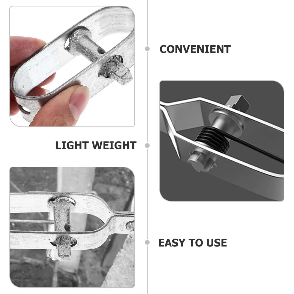 

2pcs Greenhouse Cable Heavy Duty Steel Wire Rope Tensioner Tools For Tensioning Wire Garden Furniture Parts Metal Tightener
