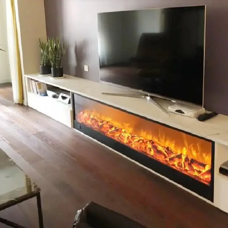 تخصيص الحديثة 3D LED محاكاة لهب الموقد حامل تلفاز سخان كهربائي عالي الجودة المدمج في للاستخدام المنزلي في الفنادق