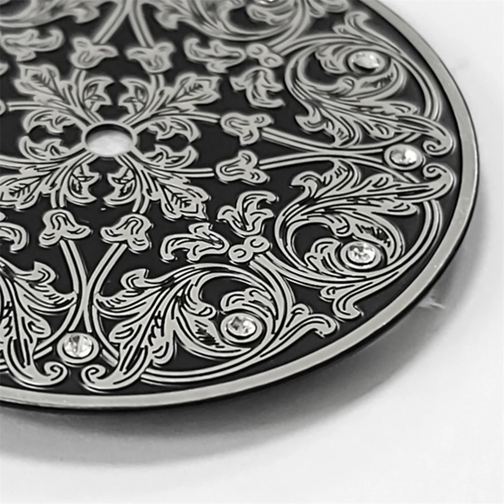 39mm Vintage Watch Dial for ETA 6497 Movement Replacement Engraved Flower Dial Mechanical Watch Face for ST3600 Movement