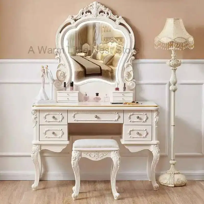 

Vanity Women European Bathroom Simple Table Cheap Bedroom Vanity Table Makeup Drawer Tavolo Da Trucco Table Home Decoration