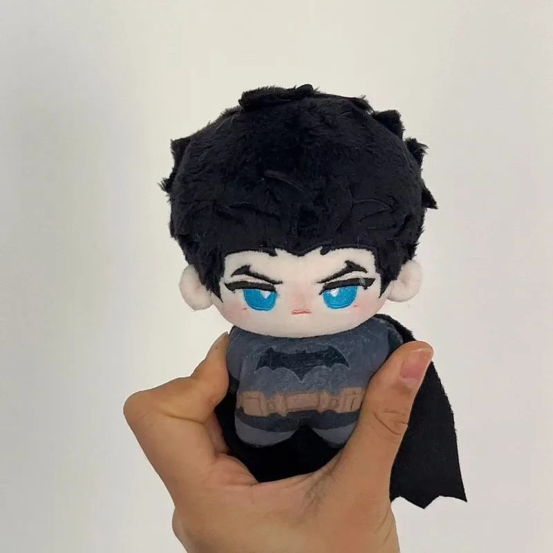 Novo kawaii 10cm batman bruce wayne algodão boneca bonito boneca mochila pingente menino presente de aniversário presente de natal
