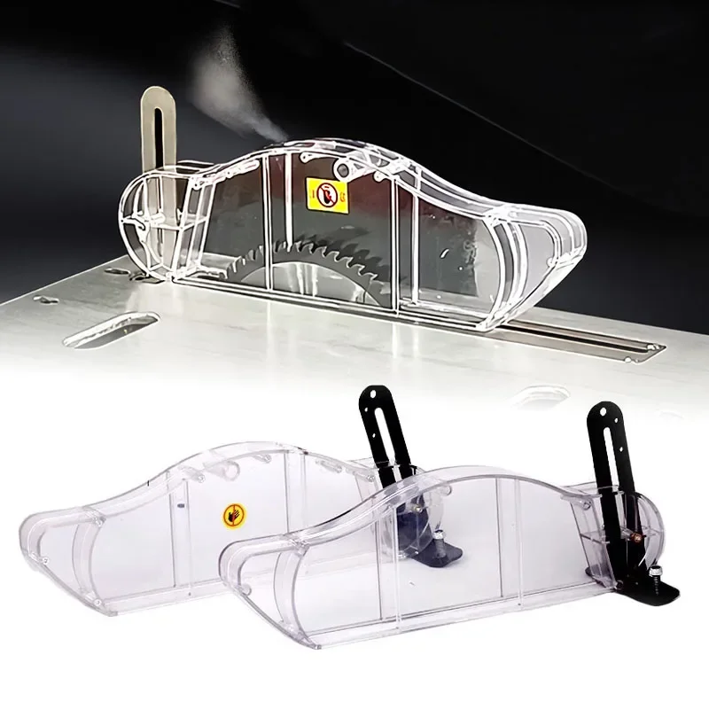 

4-10 Inch Table Saw Protective Cover Transparent Dust Guard Clear Safety Support for Electric Circular Saw