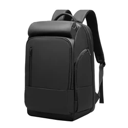 Men 18''Large Capacity PVC&Polyester High Quality Waterproof Business Laptop Backpack Travel Bags Multi-functional Gift Backpack