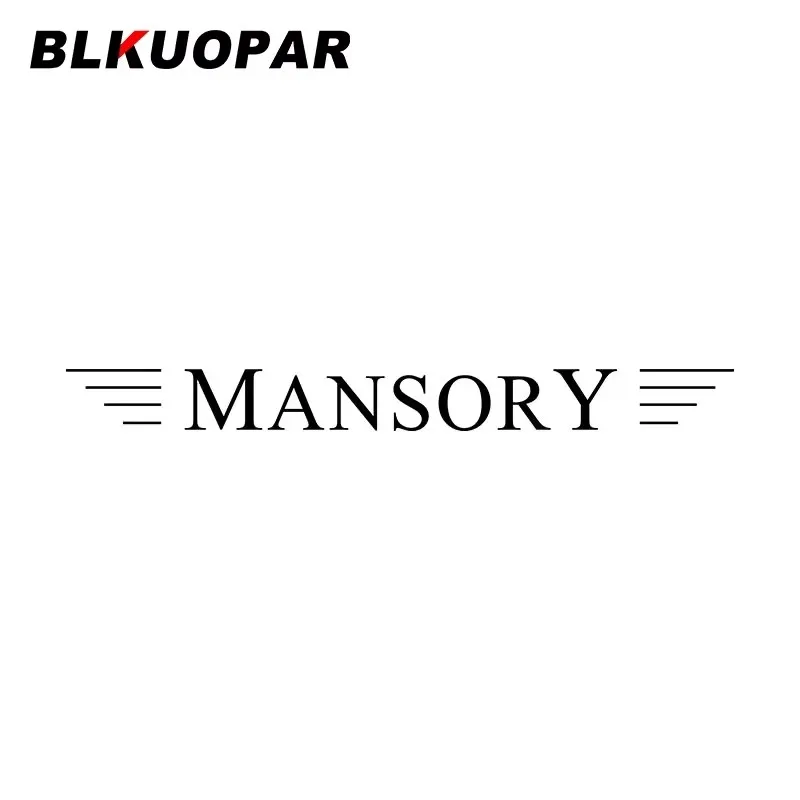 

BLKUOPAR Creativity Mansory Club Character Decal Silhouette Vinyl Car Stickers and Graphics Window Styling Decals Accessories