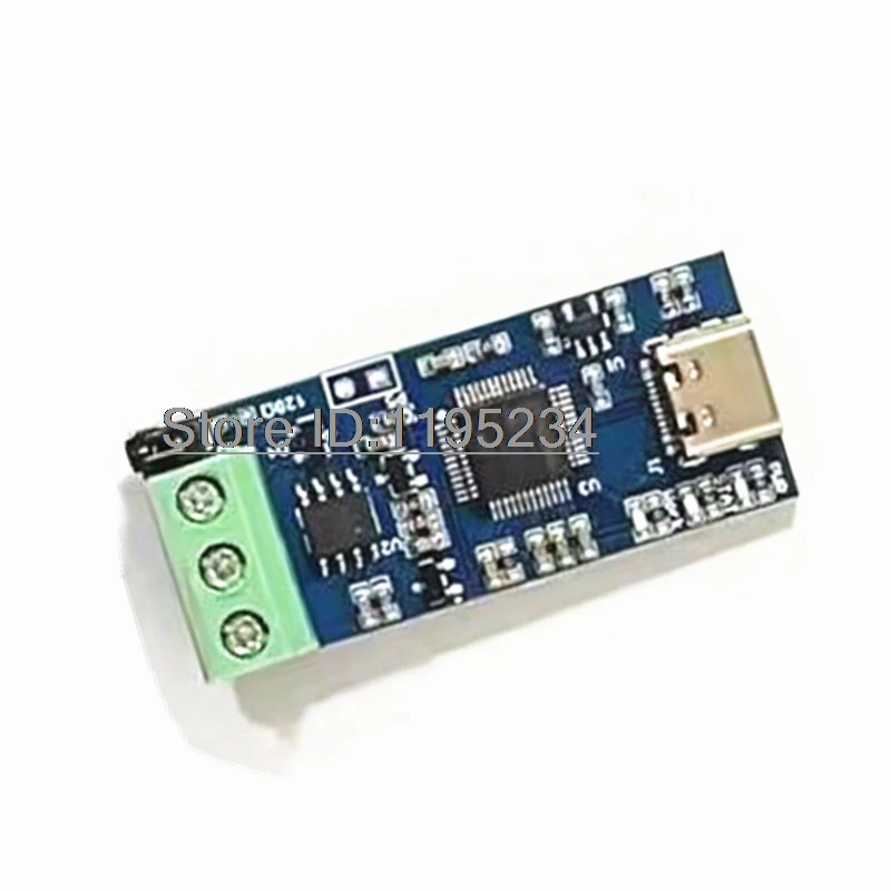 Type-C USB to CAN Module Supports CAN FD CAN Bus Analyzer V2.0 With 3 Color LED High-Performance STM32G4 Series Microcontroller