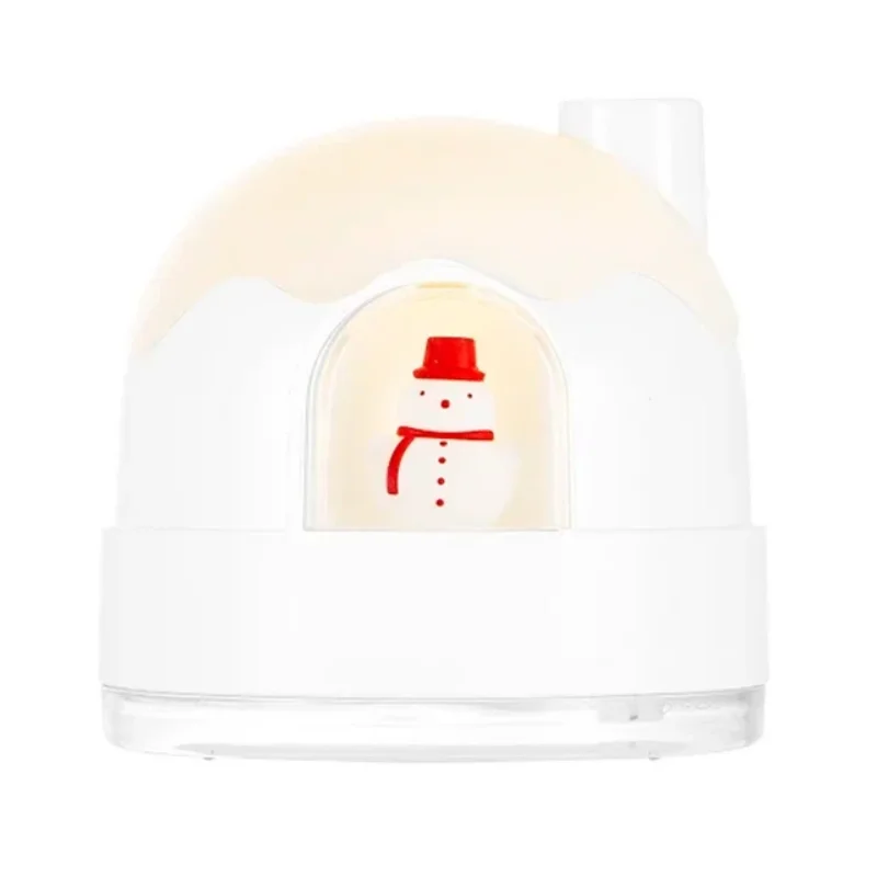 

Snow House Humidifier with Night Light USB Silent Bedroom Cute Desktop Mini Air Humidifier Hydrating Diffuser
