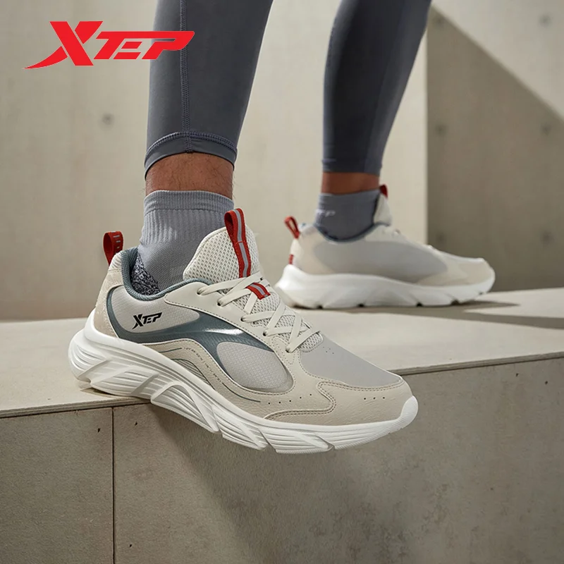 Xtep Running Shoes Men Cushioning Wear-Resistant Sneaker Comfortable Shock Absorption Jogging Men's Sport Shoes 877419110039