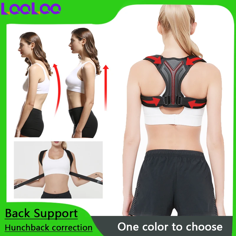 

1Pcs Adjustable Posture Corrector, Back Support Belt for Humpback Correction, Spine Pain Relief Brace for Women Men