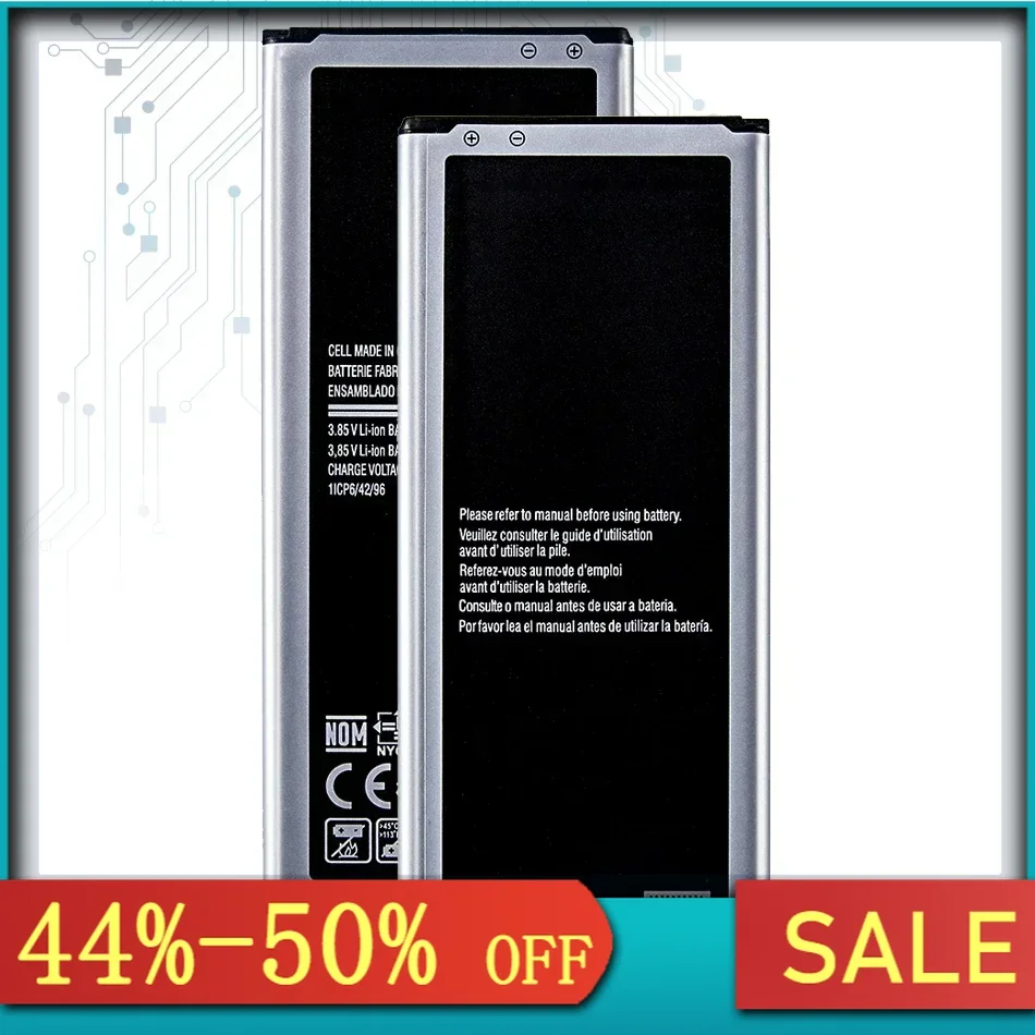 Сменный аккумулятор для Samsung Galaxy Note 4 Note 4 SM N910 N910F N910A N910V N910P N910T N910H EB-BN910BBE 3220 мАч