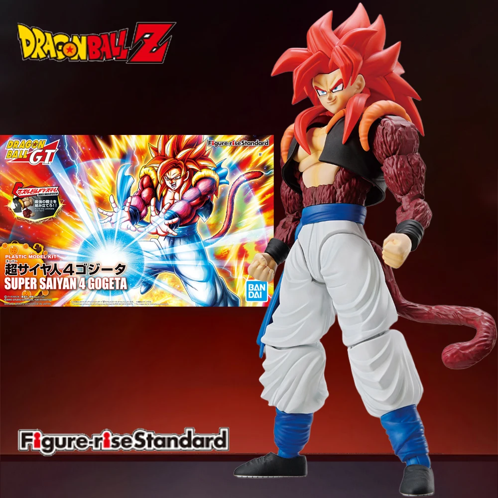 

Bandai Genuine Original Model Figure-rise Standard Dragon Ball SUPER SAIYAN 4 GOGETA Anime Action Figures Toys For Christmas