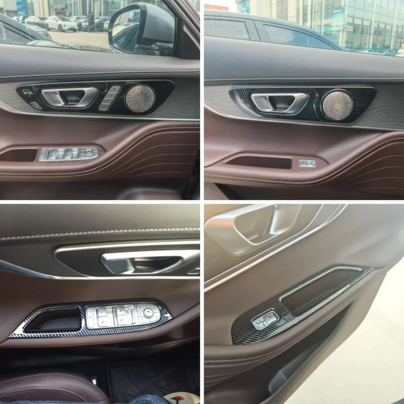 

Для Chery Tiggo 8 8Pro 202-2025 салонный регулятор стекла двери автомобиля, рамка переключателя, внутренняя боковая дверная ручка автомобиля, накладка на крышку чаши