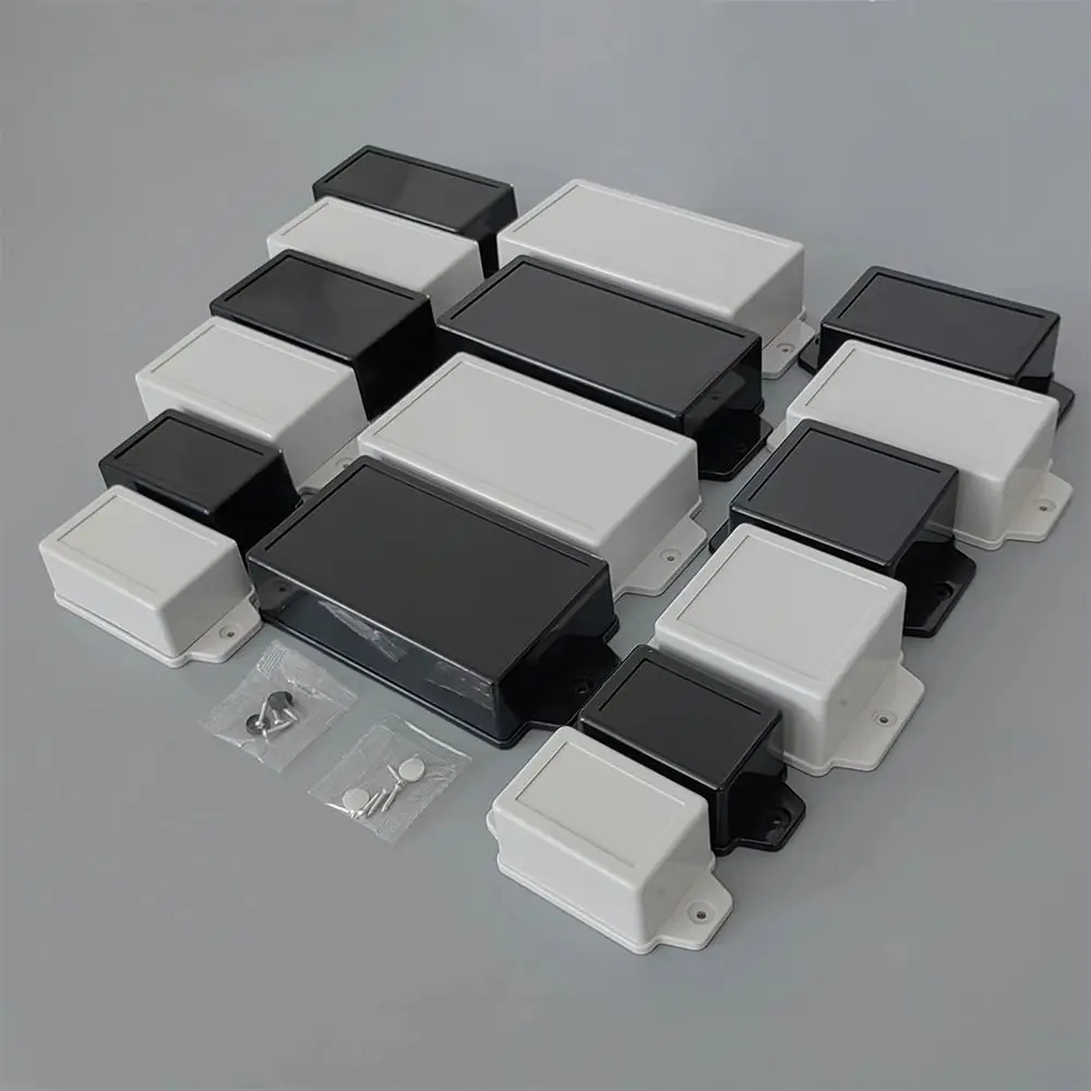 Waterproof Project Enclosure Boxes White Black 10 Styles Storage Case ABS Plastic Housing Instrument Case Electronic Supplies