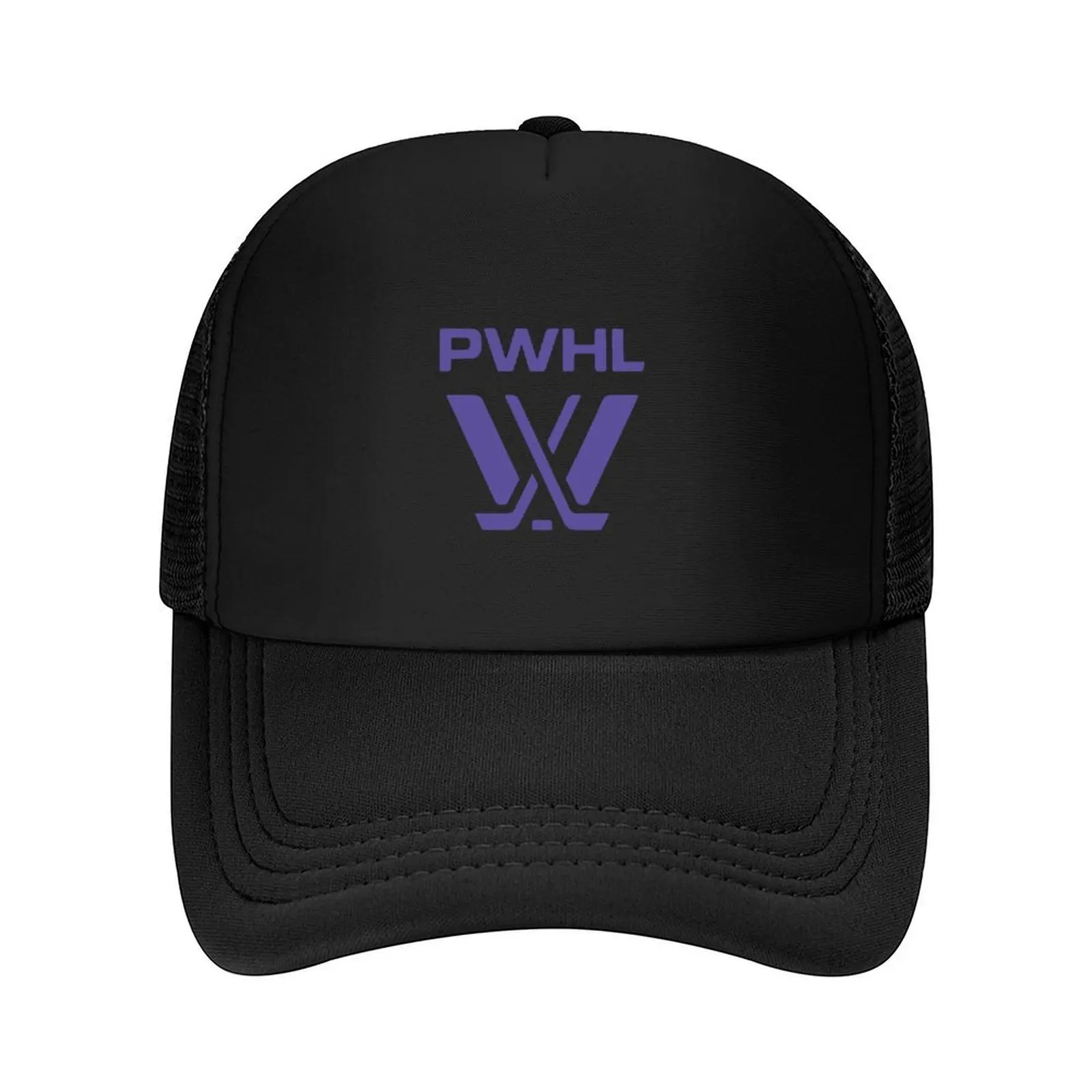 

PWHL Logo Purple Baseball Cap Hood derby hat men's big size hat Wild Ball Hat Women's Men's