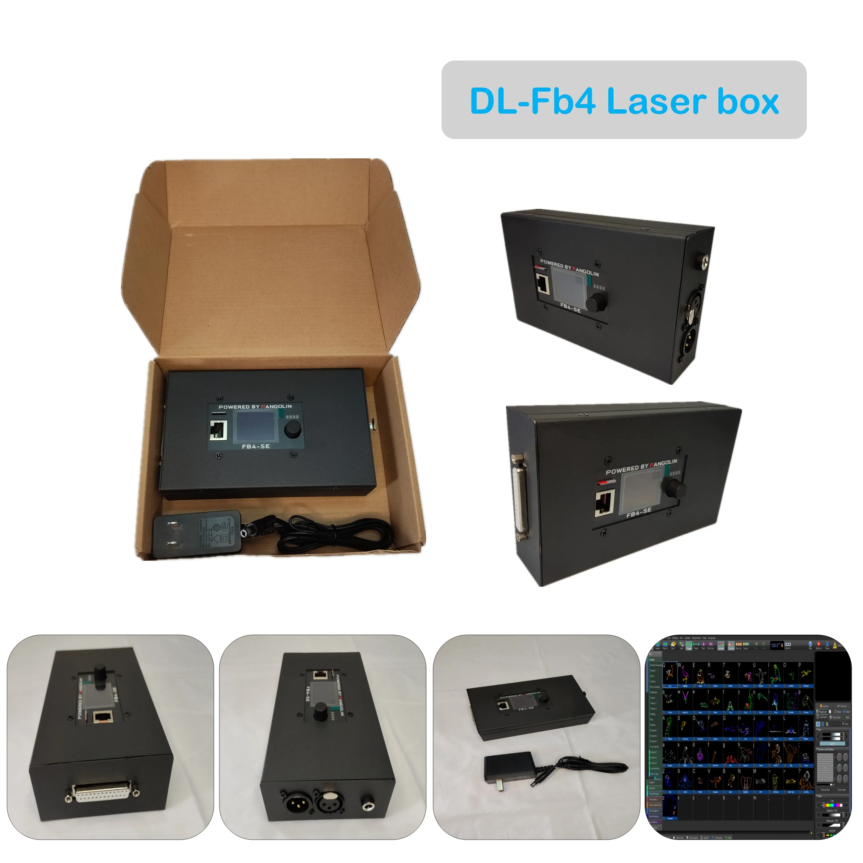 DL-FB4 laser box, free DL-Beyds 5.1 authorized to activate FB4 can be connected