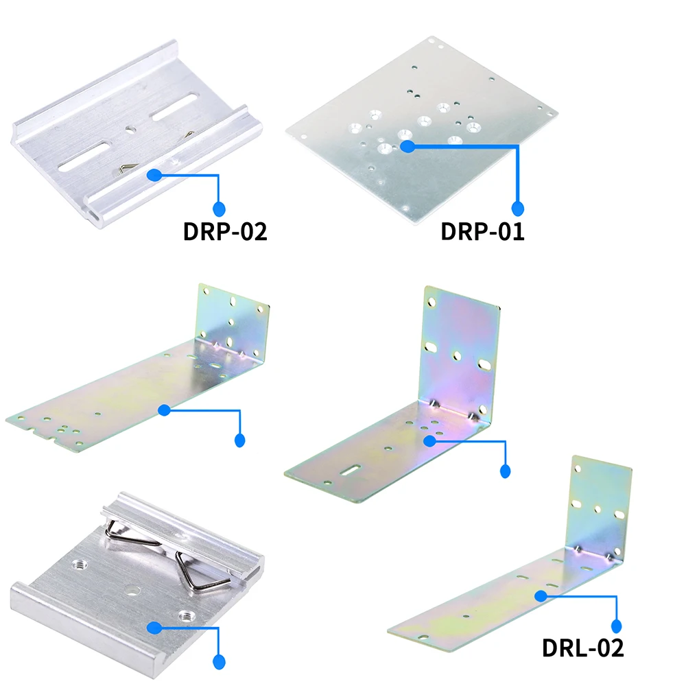 (Mean Well)DRL/DRP Chassis & RS/NES/LRS/NDR Rail Mounting Bracket Kit (Models 01/02/03A) Accessories  Mount Kit