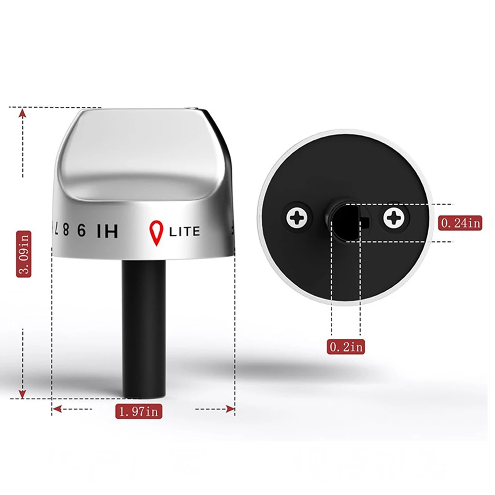 مقبض تحكم بديل لموديلات موقد GE CGS98 55SET1SS وCGS985SET2SS مصمم لتنظيم دقيق لحرارة الموقد #5