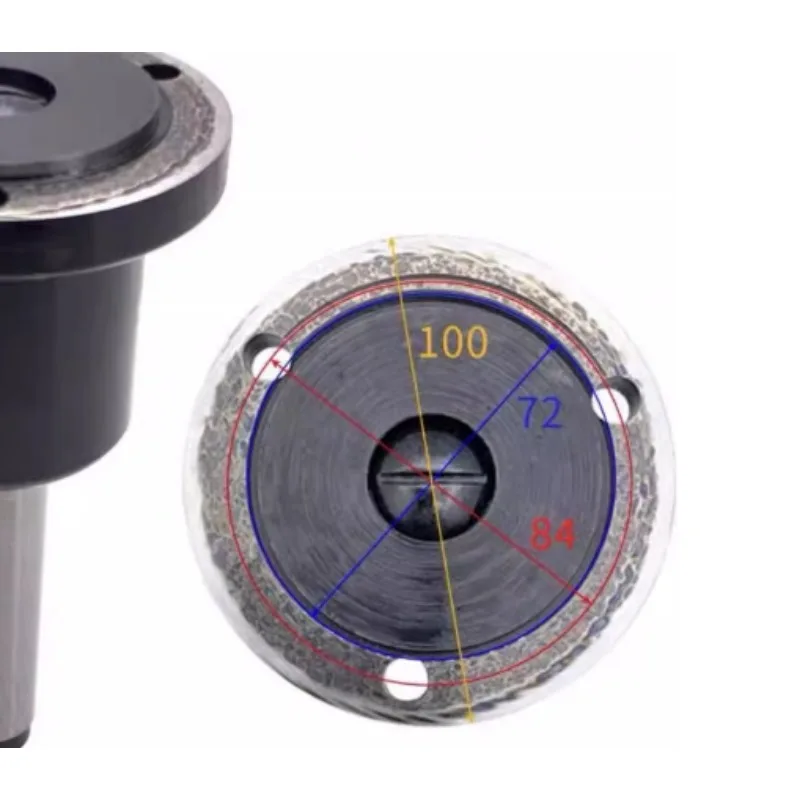 Rotary No. 23 Lathe Tailstock Taper Shank Rotating Three-jaw Chuck Connecting Rod Flange Over Plate