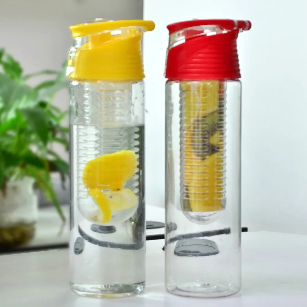 

Outdoor Sports Fruit Infuser Bottle Red Ideal for Hiking Traveling Camping Water Infuser Strainer