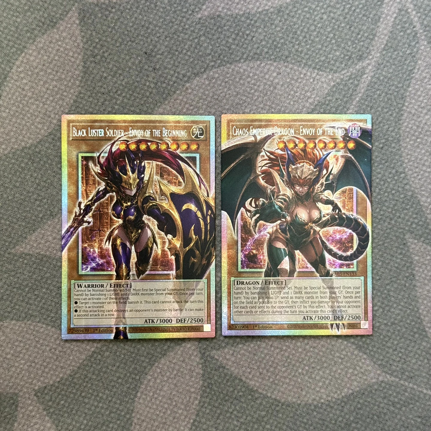 Orica YUGIOH Collection DIY Proxy Cards -Dark Magician Girl the Dragon Knight Dragon Master Magia Red-Eyes Dark Dragoon Chaos Em