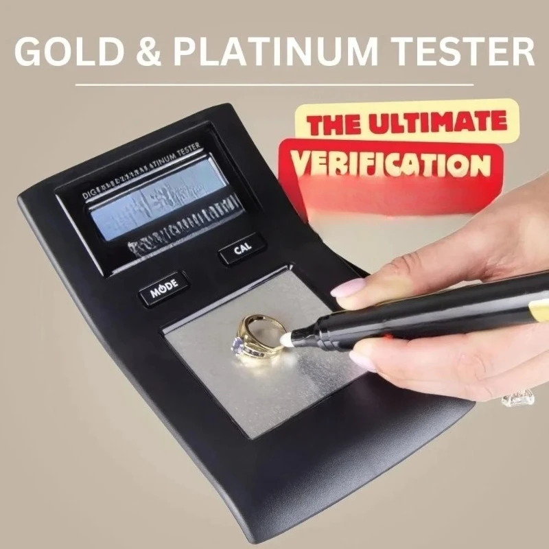 Accurate Compact Portable Electronic Digital LCD Display High Karat Gold & Platinum Tester