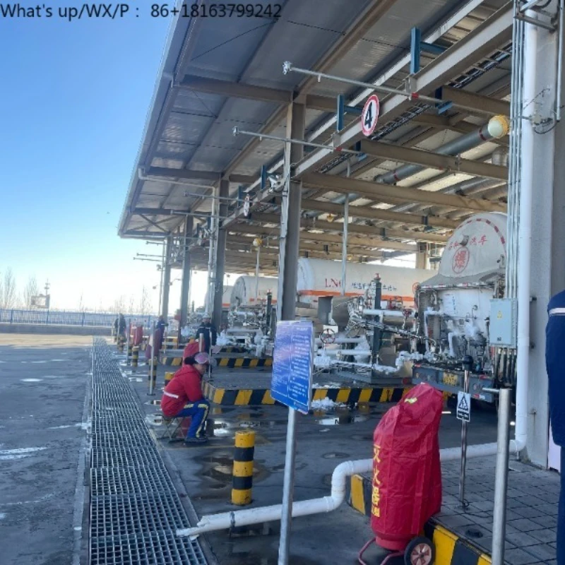 Low Temperature LNG Intelligent Loading Skid Installs Loading Arm Batch Controller Control Valve