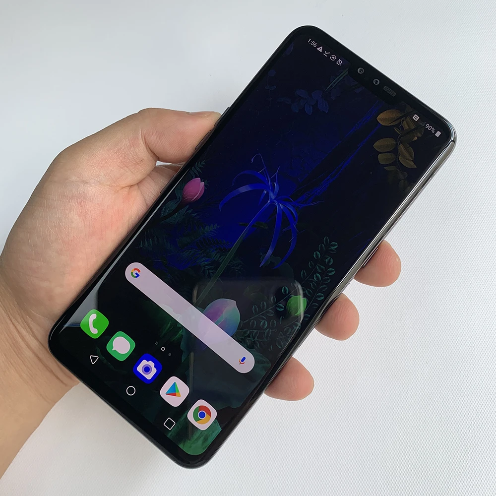 Teléfono Móvil Original LG V50 ThinQ V500N V450VM 5G, 6GB +128GB, NFC, Pantalla OLED de 6.4'', 12MP+16MP+8MP+5MP, Huella Dactilar, Octa-Core, Smartphone