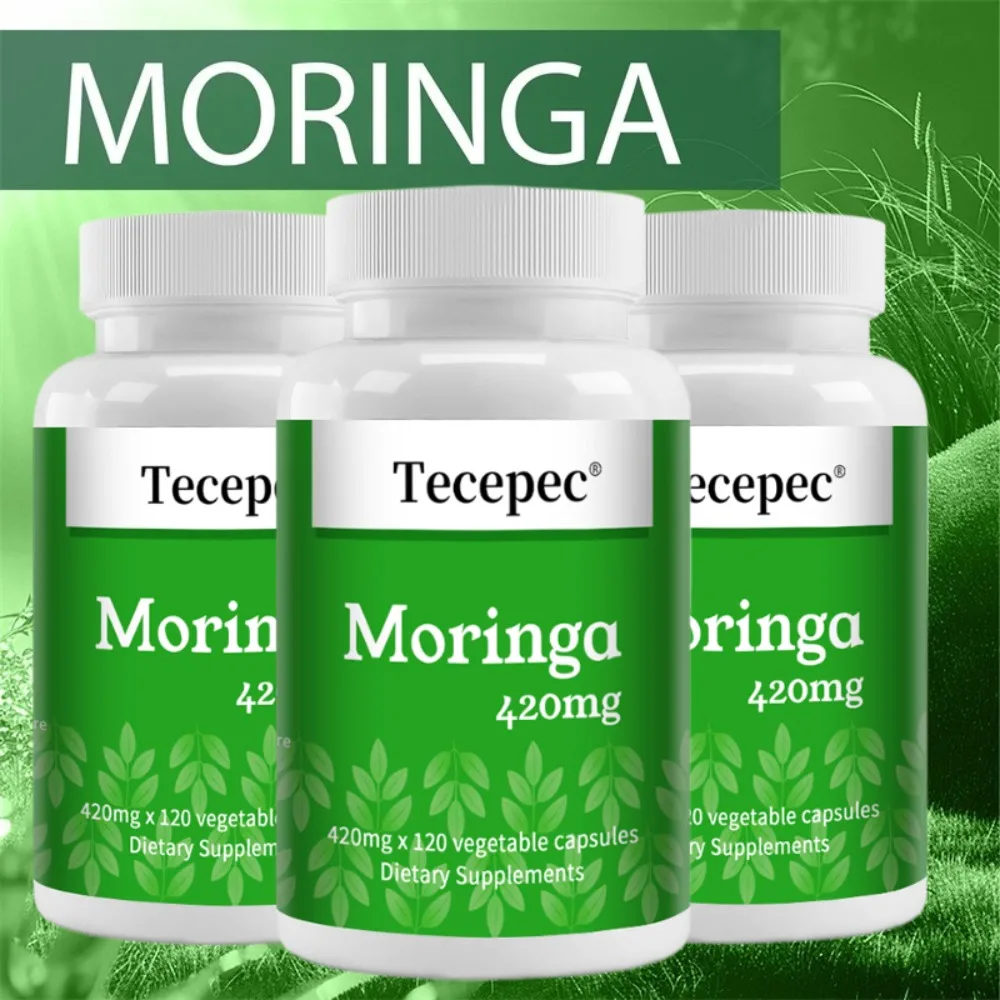 Moringa Supplements - Boosts Metabolism, Supports Repair of Damaged Cells, for Skin, Hair, Joint Health