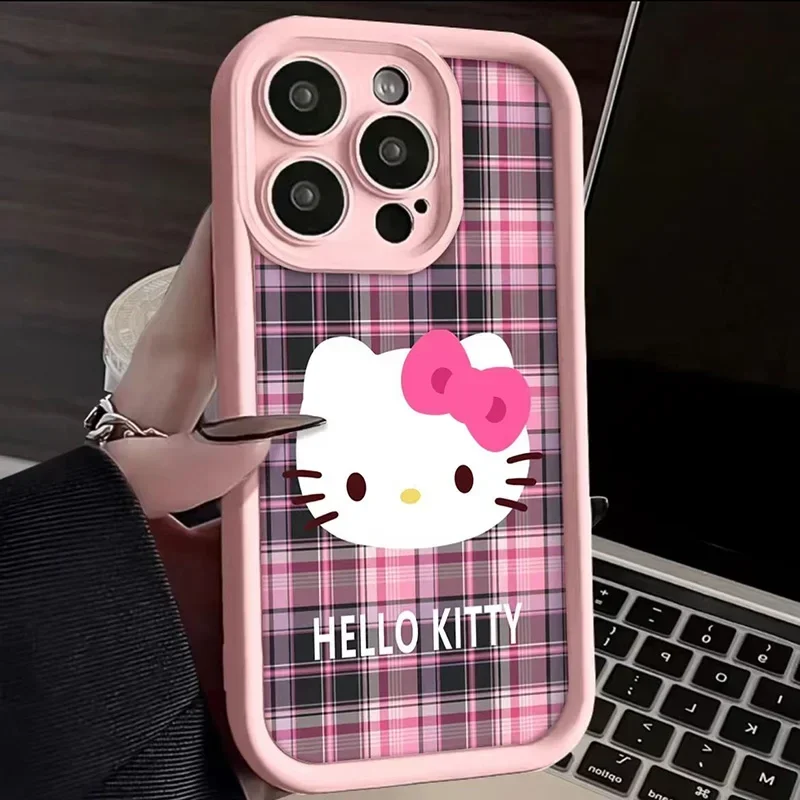 Sanurgente-Étuis de téléphone portable Cartoon, Hello Kittile, IPhone15, 14promax, Kawaii, IPhone13, 12, 11p, All Dip, Protective Case, Toys Gifts