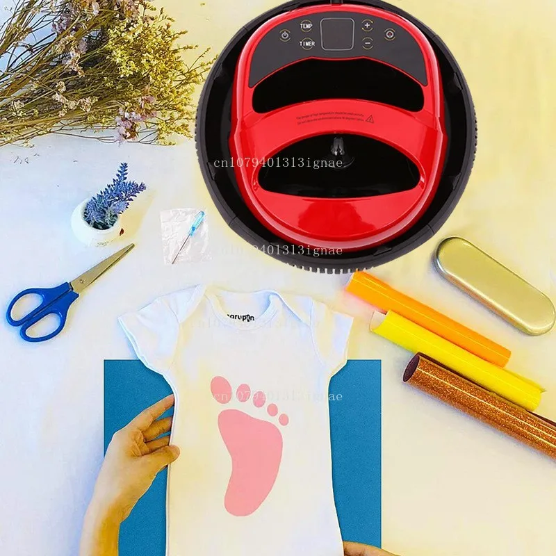 Household Mini Portable Heat Transfer Machine Small Handheld Heat Transfer Machine Clothing T-Shirt
