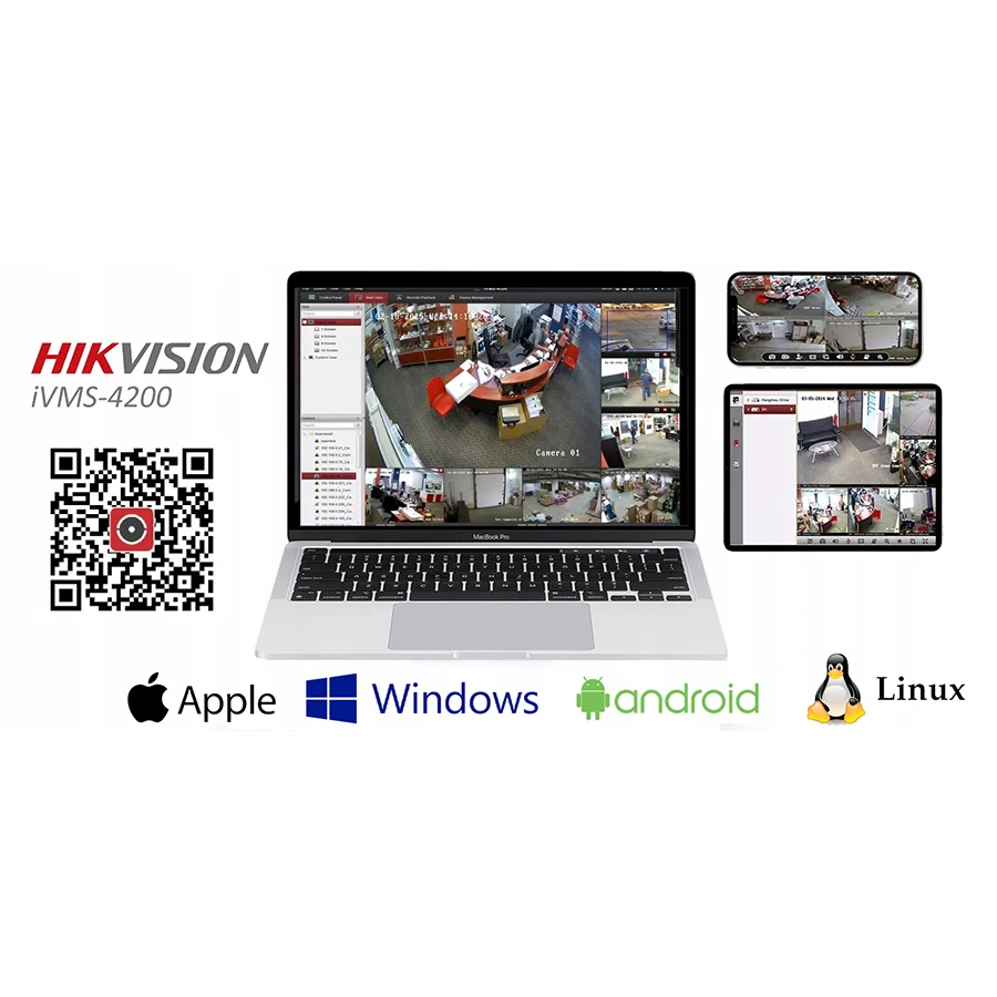 Hikvision mutil language DS-2CD1143G0-I DS-2CD1043G2-I 4Mpx PoE IP camera kit with 4ch POE NVR recorder DS-7604NI-Q1/4P