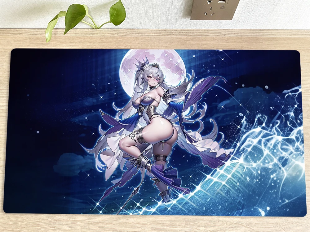 

YuGiOh Girl Table Playmat Tearlaments Kitkallos TCG CCG Mat Trading Card Game Mat Mouse Pad Gaming Play Mat Mousepad Free Bag