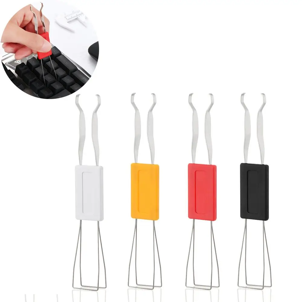 1PC Universal Durable Metal Keycaps Puller Keycap Unloading Cleaning Tool Dust Cleaner Aid Easy Use Keyboard Accessories