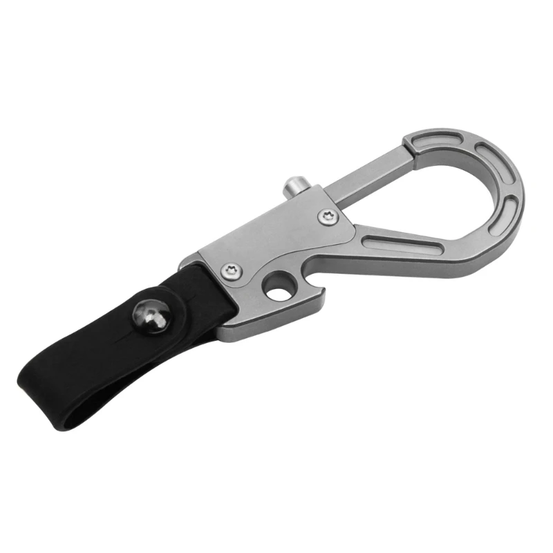 High Strength Keychains Stainless Steel Carabiner Cable Outdoor Camping Gears