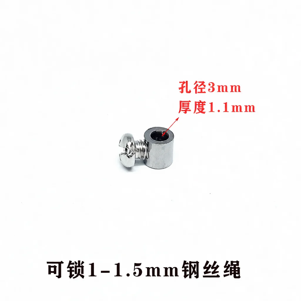 Double Hole Wire Rope Connector Clamp Steel Rigging Fastener Tightener Heavy Duty Hardware For Material Handling Lifting