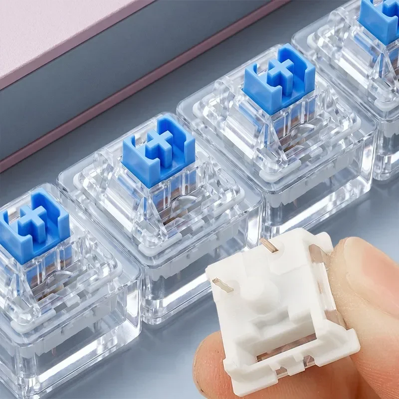 3D-gedruckter Fidget-Clicker, leuchtende Tastenkappe, mechanischer Schalter, ASMR-Stressabbau-Spielzeug, Anti-Angst-Fingertip-Tastaturzubehör – Detail 5
