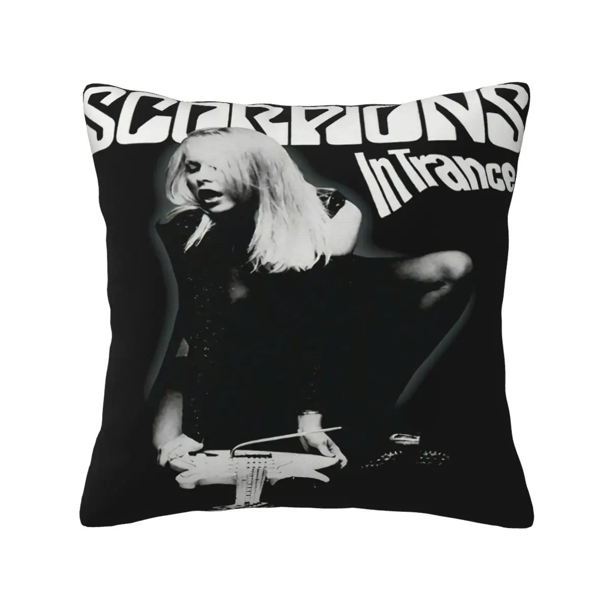 Scorpions In Trance Hard Rock Pillowcase Home Decor Cushion Cover Sofa Cover Custom Sofa Seat Bed Printed Pillowcase