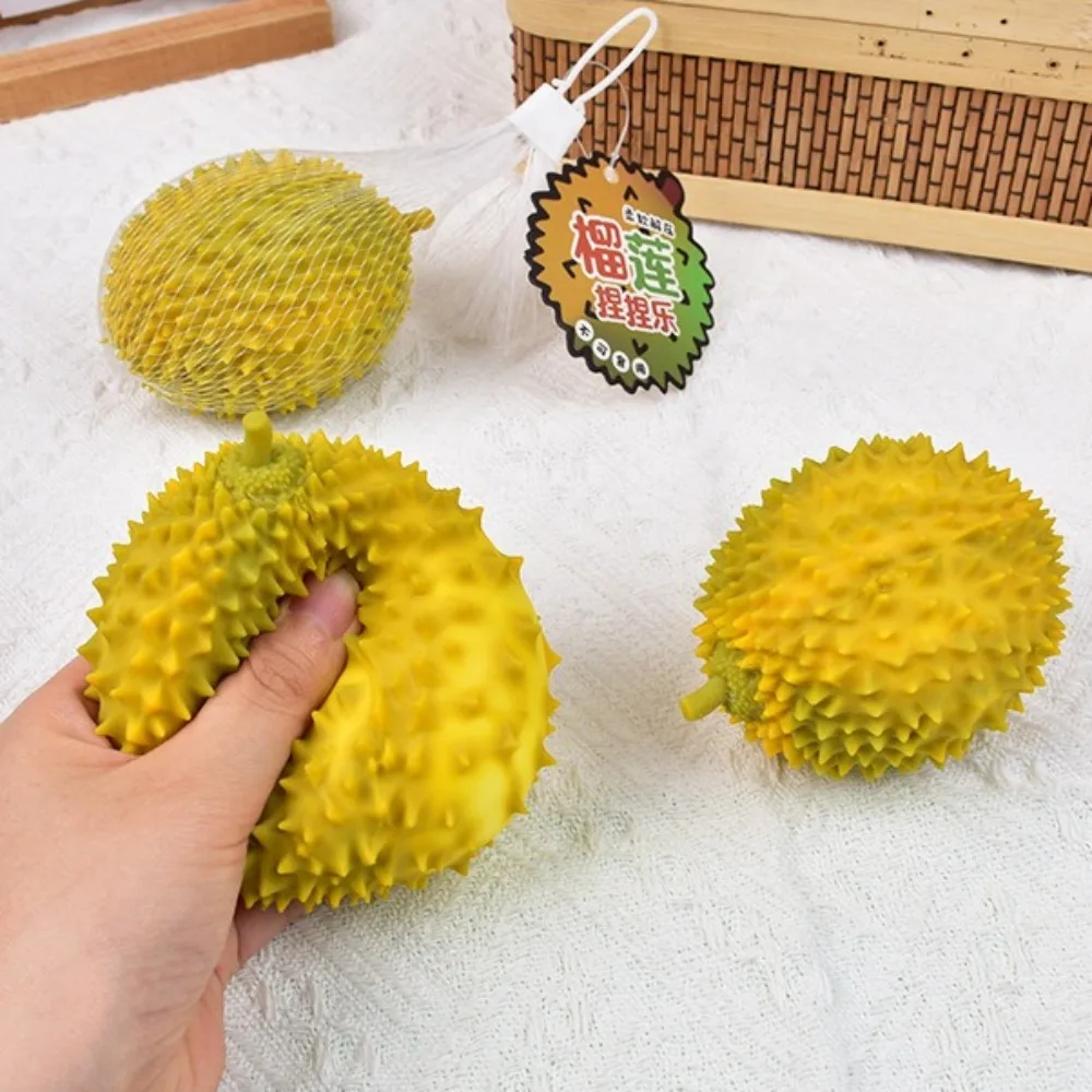 Squishy Simulated Durian Squeeze Toy for Stress Relief, Stretch Sensory Fidget Toys for Kids Adults, Anti-Anxiety Squishies Gift