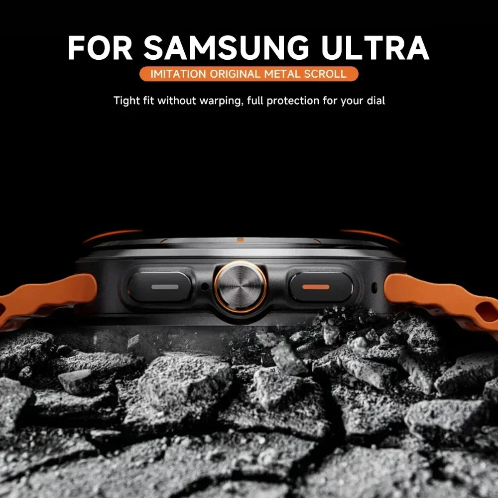 Time Scale Guard Ring for Samsung Watch Metal Bezel Replacement Protector Ring for SAMSUNG GALAXY WACTH 7 ULTRA 47mm Accessoris