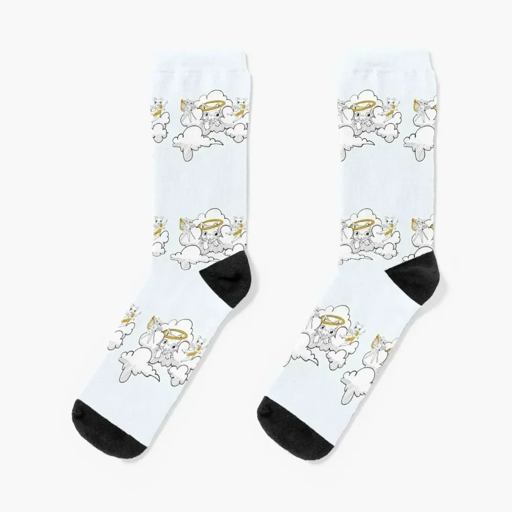 

Lil Bub in Heaven, RIP Lil Bub Socks soccer anti-slip basketball with print new year Socks Woman Men's