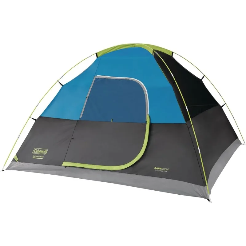 Dark Room Sundome Camping Tent, 4/6 Person Tent Blocks 90% of Sunlight and Keeps Inside Cool,